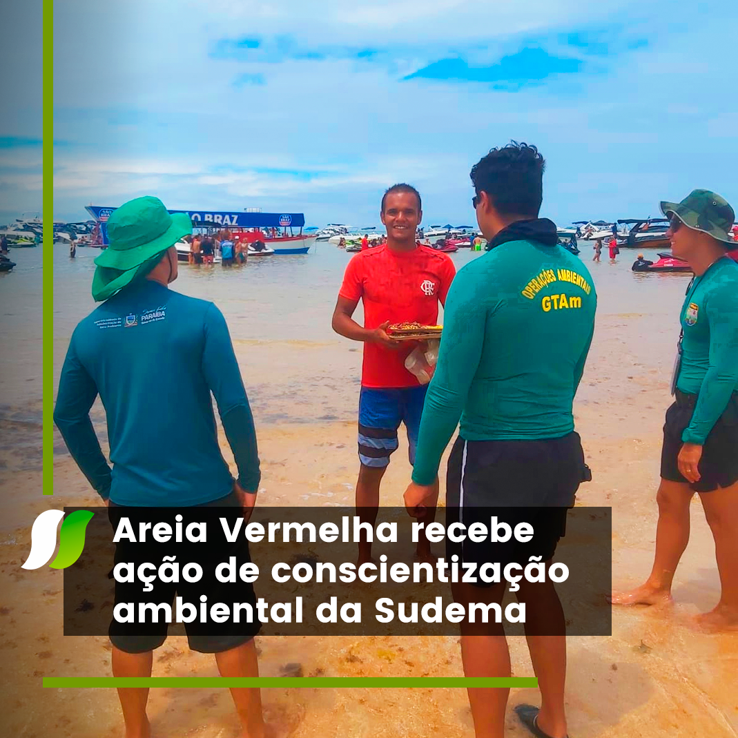 Ação de conscientização em Areia Vermelha