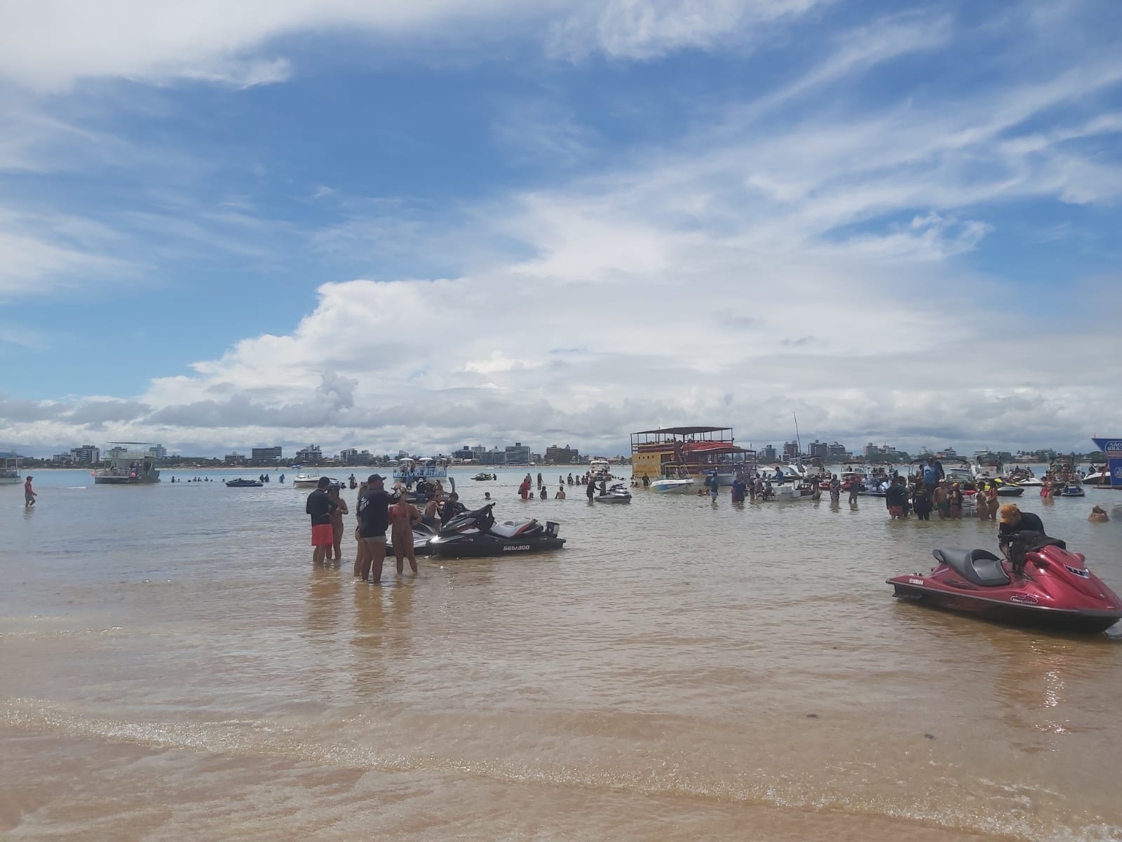 Ação de conscientização em Areia Vermelha