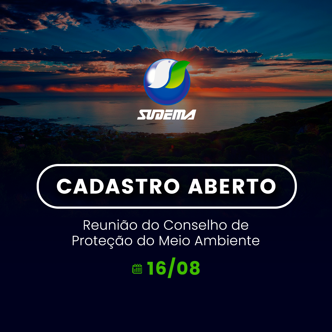 Cadastro Reunião Copam