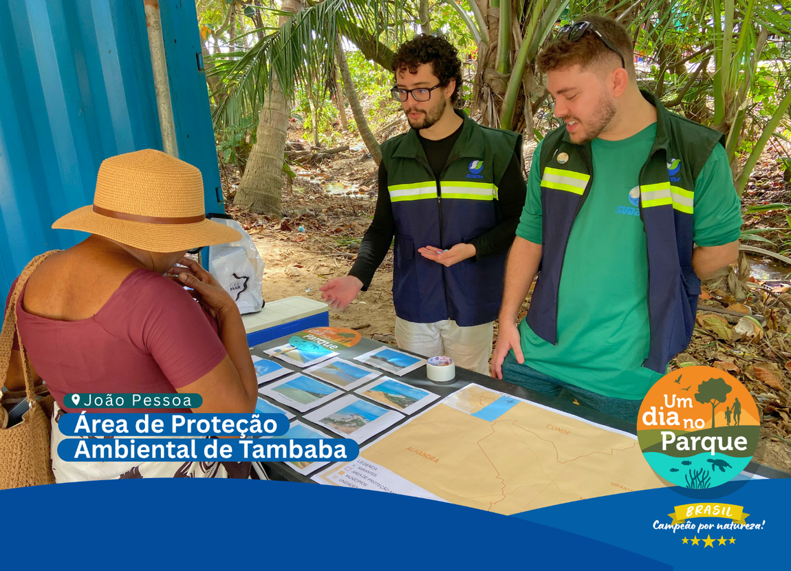 Atividade abordou conservação de tartarugas marinhas, poluição por plásticos e percepção sobre diferentes áreas da Unidade de Conservação