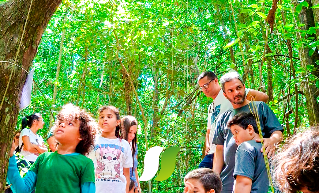 Atividade reuniu crianças em experiência lúdica de educação ambiental e valorização das espécies nativas