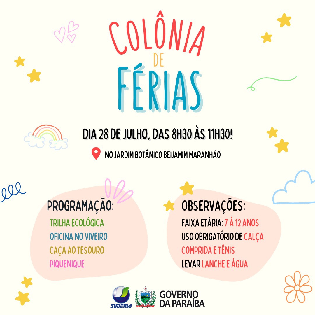 Colônia de férias 2022