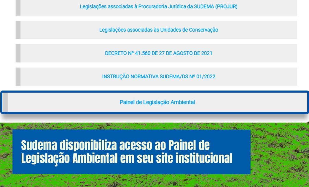 Ferramenta do Ministério do Meio Ambiente reúne atos normativos federais e estaduais e amplia o acesso à informação ambiental