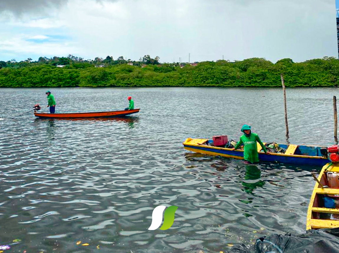 Atividade reuniu diferentes instituições e resultou na retirada de mais de uma tonelada de resíduos