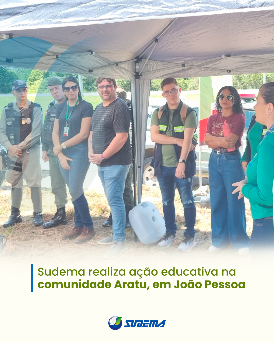 Sudema realiza ação educativa na comunidade Aratu