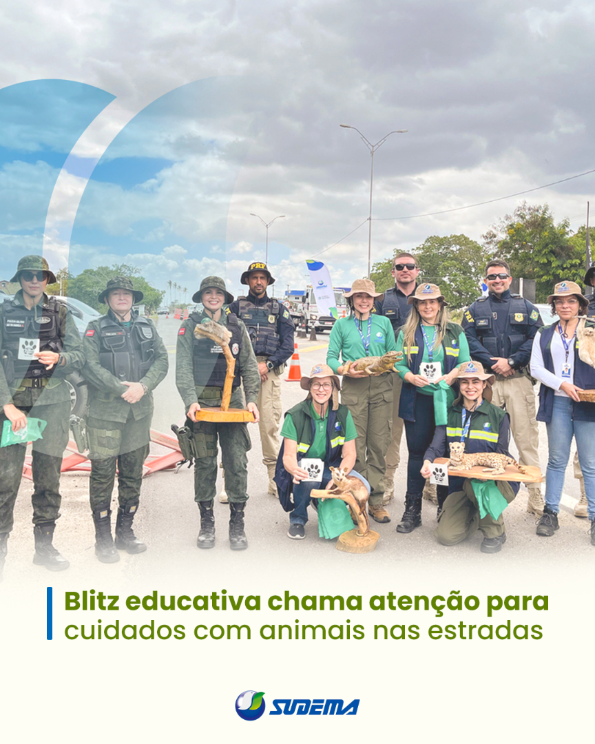 Esta é a segunda edição da blitz educativa alusiva ao Dia Mundial dos Animais. Dessa vez, foi escolhido um ponto da BR-230 em razão dos altos índices de atropelamento de animais em rodovias.