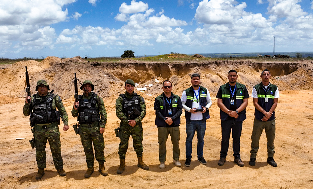 Ação vistoriou três áreas de possível exploração clandestina e encaminhou levantamentos técnicos para análises complementares.